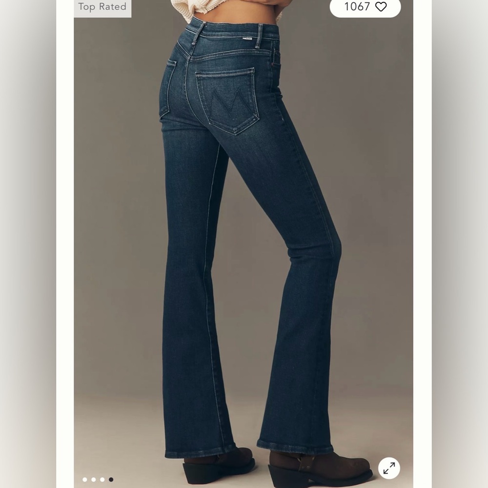 NWOT Mother Women's Blue Flare Jeans